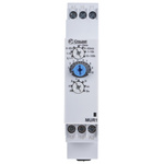 Crouzet DIN Rail Mount Timer Relay, 24 → 240 V ac, 24V dc, 1-Contact, 0.1 s → 100h, SPDT