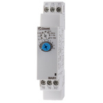 Crouzet DIN Rail Mount Timer Relay, 24 → 240 V ac, 24V dc, 1-Contact, 0.1 s → 100h, 1-Function, SPDT