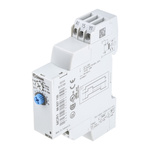 Crouzet DIN Rail Mount Timer Relay, 24 → 240 V ac, 24V dc, 1-Contact, 0.1 s → 100h, 1-Function, SPDT