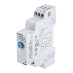 Crouzet DIN Rail Mount Timer Relay, 24 → 240 V ac, 24V dc, 1-Contact, 0.1 s → 100h, 1-Function, SPDT