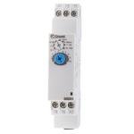 Crouzet DIN Rail Mount Timer Relay, 24 → 240 V ac, 24V dc, 1-Contact, 0.1 s → 100h, 1-Function, SPDT