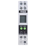 RS PRO DIN Rail Mount Timer Relay, 24 → 240V ac/dc, 2-Contact, 01. s → 999h, DPST