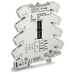 Wago 857 Series Signal Conditioner, Temperature Input, Current, Voltage Output, 24V dc Supply