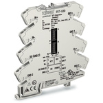 Wago 857 Series Signal Conditioner, Temperature Input, Current, Voltage Output, 24V dc Supply