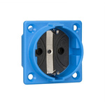 ABL Sursum Blue Plug Socket, 2P + PE Poles, 16A, Schuko
