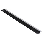 RS PRO Black Aluminium, Nylon Brush Strip, 1m