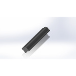 RS PRO Black EPDM Edging Strip, 20m