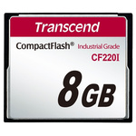 Transcend CF220I CompactFlash Industrial 8 GB SLC Compact Flash Card