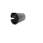 RS PRO Black EPDM Edging Strip, 20.9mm