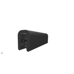 RS PRO Black EPDM Edge Protection, 20m