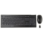 CHERRY Keyboard and Mouse Set Wireless QWERTZ Black