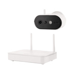 ABUS Security-Center Indoor, Outdoor IR CCTV Surveillance Kit, 1 Camera Connections, Wireless