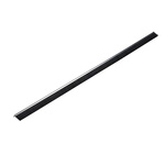 RS PRO Black Aluminium, Nylon Brush Strip, 25mm