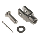 RS PRO Stainless Steel M6 x 1 Clevis, 31mm x 12mm