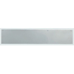 Stainless Steel Screw Mounted Kick Plate, 750 x 150mm