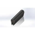 RS PRO Black PVC Edge Protection, 20m