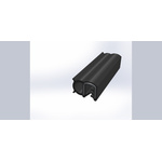 RS PRO Black EPDM  Edging Strip, 20m