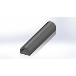 RS PRO Black EPDM  Edging Strip, 20m
