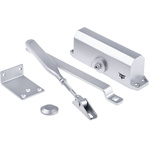 RS PRO Silver Fire Door Suitable Door Closer