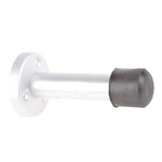RS PRO Silver Aluminium Base-Board Door Stop