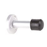 RS PRO Silver Aluminium Base-Board Door Stop