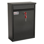 Black Mailbox, 365 mm x 250mm x 110 mm