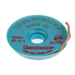 Chemtronics 1.5m Desoldering Braid, Width 5.3mm