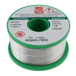 RS PRO 1.01mm Wire Lead Free Solder, +217°C Melting Point