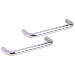 RS PRO Silver Stainless Steel Handle 30 mm Height, 9mm Width, 104mm Length