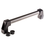 Elesa Black Aluminium Handle 78 mm Height, 38mm Width, 374mm Length