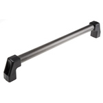 Elesa Black Aluminium Handle 78 mm Height, 38mm Width, 524mm Length