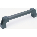 Elesa Black Aluminium Handle 78 mm Height, 38mm Width, 624mm Length