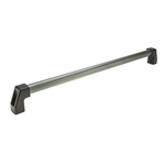 Elesa Black Aluminium Handle 78 mm Height, 38mm Width, 724mm Length