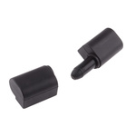 RS PRO Thermoplastic Barrel Hinge with a Lift-off Pin, Screw Fixing, 62mm x 22mm x 17mm