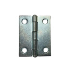 RS PRO Steel Butt Hinge, Screw Fixing, 50mm x 38mm x 1.2mm
