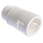 Adaptaflex M20 Straight Cable Conduit Fitting, White 20mm nominal size