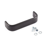 Hammond Matt Aluminium Handle 12 mm Height, 40mm Width, 194mm Length
