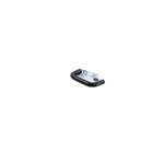 Hammond Black Powder Coating Steel Drawer Handle 16 mm Height, 37mm Width, 5mm Length