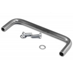 Hammond Chrome Steel Drawer Handle 38 mm Height, 109mm Width, 8mm Length
