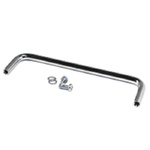 Hammond Chrome Steel Drawer Handle 44 mm Height, 160mm Width, 8mm Length