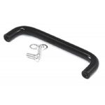Hammond Black Powder Coating Steel Drawer Handle 33 mm Height, 111mm Width, 10mm Length