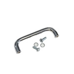 Hammond Chrome Steel Drawer Handle 30 mm Height, 99mm Width, 10mm Length