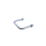 Hammond Chrome Steel Drawer Handle 51 mm Height, 89mm Width, 9mm Length