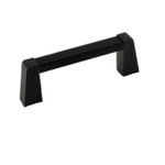 Hammond Black Powder Coating Drawer Handle 14 mm Height, 42mm Width, 121mm Length