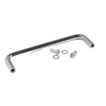 Hammond Chrome Steel Drawer Handle 44 mm Height, 133mm Width, 6mm Length