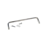 Hammond Chrome Steel Drawer Handle 38 mm Height, 159mm Width, 6mm Length