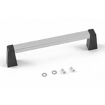 Hammond Black Powder Coating Drawer Handle 14 mm Height, 42mm Width, 172mm Length