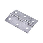 RS PRO Steel Butt Hinge with a Fixed Pin, Screw Fixing, 75mm x 49mm x 1.4mm