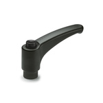 Elesa Matt Black Brass Handle 32.5 mm Height, 16mm Width, 52mm Length