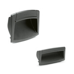 Elesa Matt Black PA Handle 28.5 mm Height, 120mm Width, 95mm Length